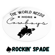 Load image into Gallery viewer, More Cowboys Round Sticker