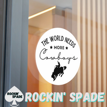 Load image into Gallery viewer, More Cowboys Round Sticker