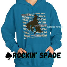 Load image into Gallery viewer, Once You Love a Cowboy Hooded Sweatshirt