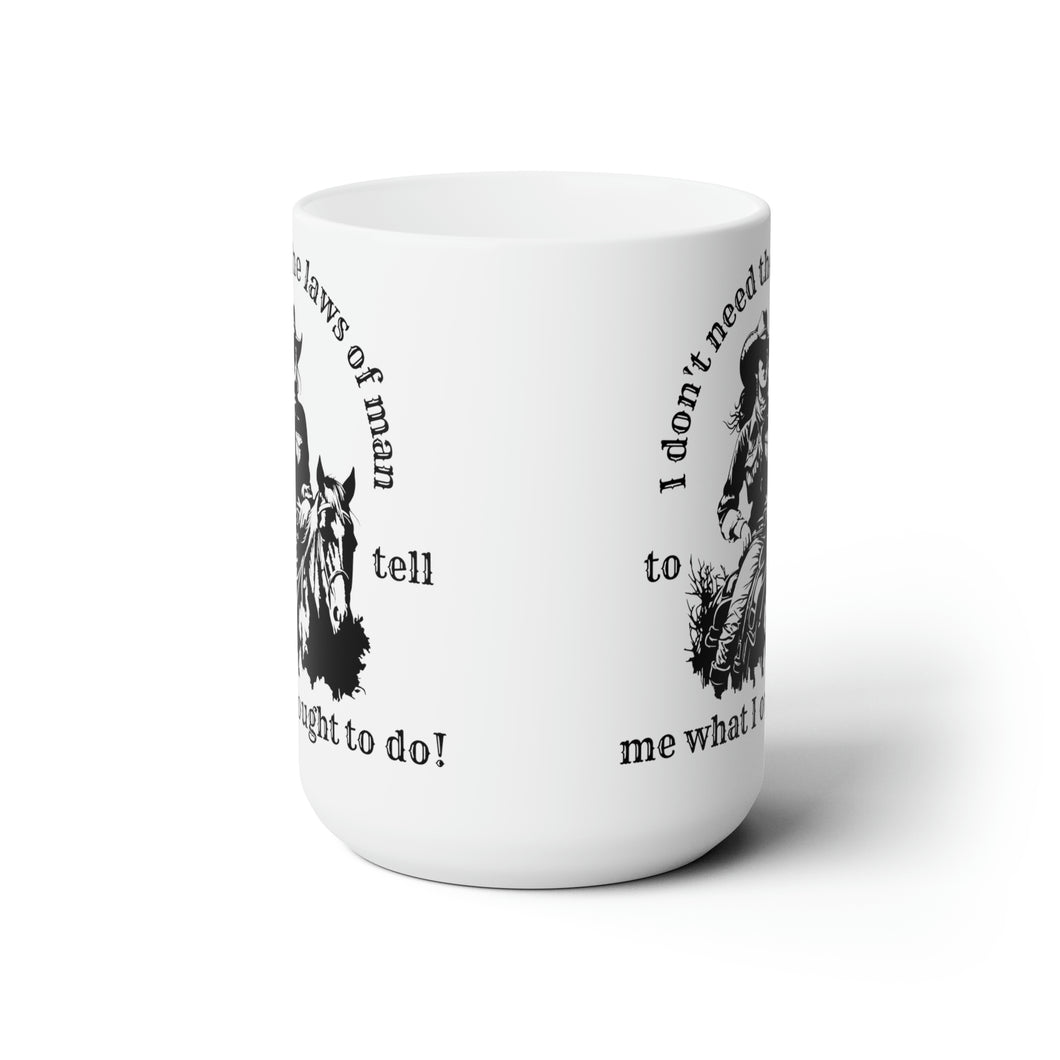 Laws of Man Ceramic Mug 15oz