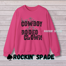 Load image into Gallery viewer, Kiss The Cowboy Crewneck Sweatshirt
