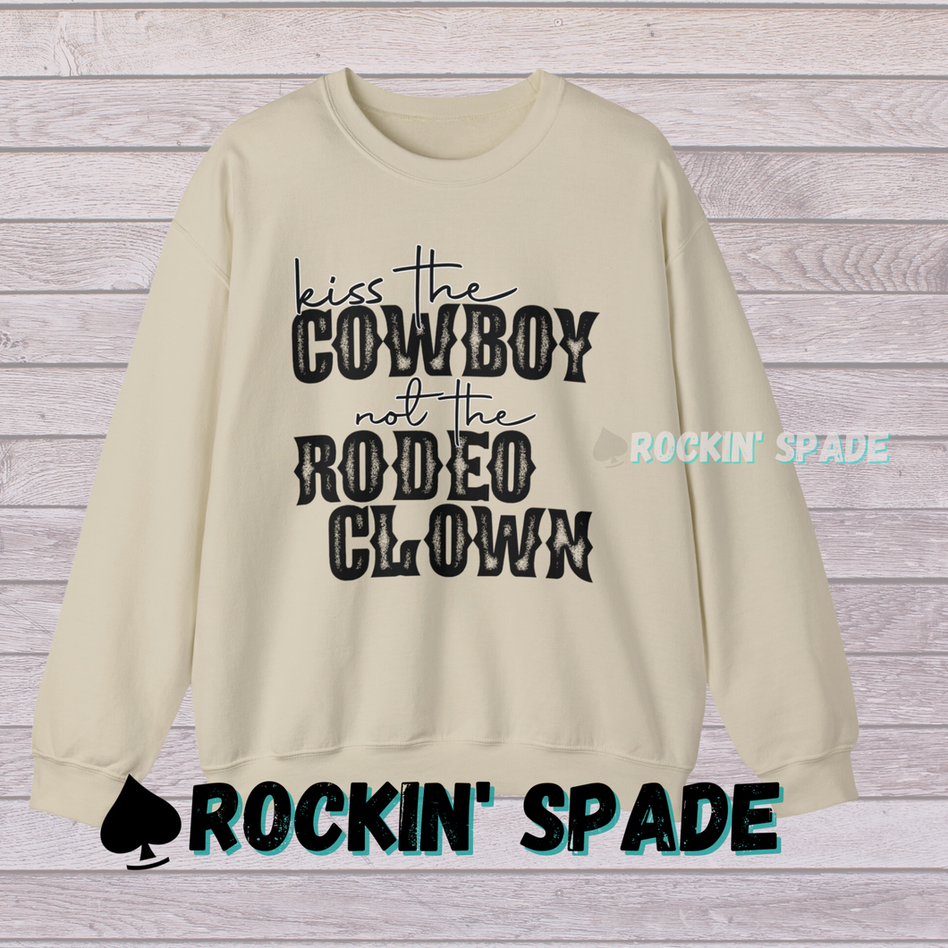 Kiss The Cowboy Crewneck Sweatshirt