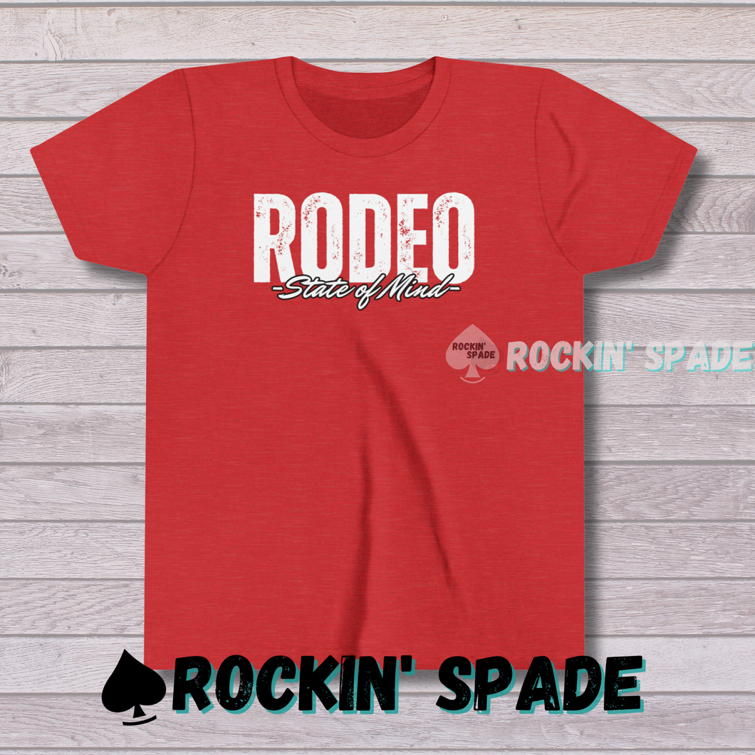 Rodeo State of Mind, Youth Short Sleeve Tee