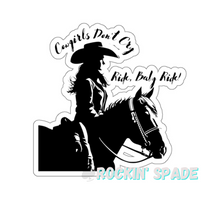 Load image into Gallery viewer, Cowgirls Don&#39;t Cry Sticker
